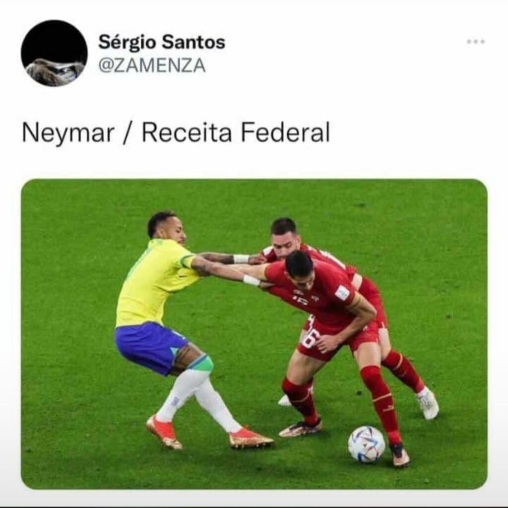 Memes tomam conta da internet em jogo decisivo do Brasil contra Sérvia