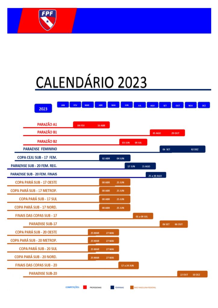 FPF divulga calendário das competições femininas de 2023; confira